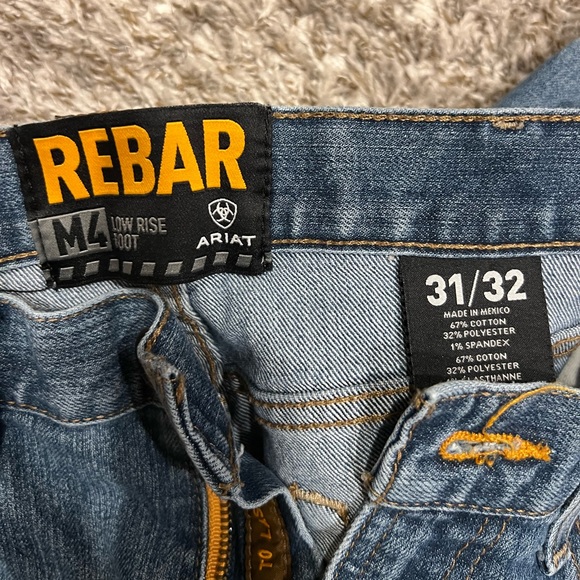 Mens Ariat Rebar Jeans - Picture 3 of 4